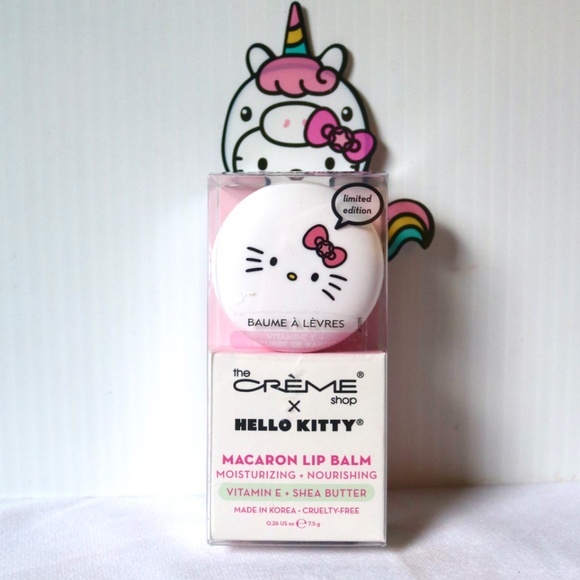 Hello Kitty The Creme Lip Balm & 4 Piece Face Mask Set Limited Edition Christmas - Picture 4 of 6